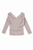 [New color] Asymmetric Cotton-blend Jersey Top