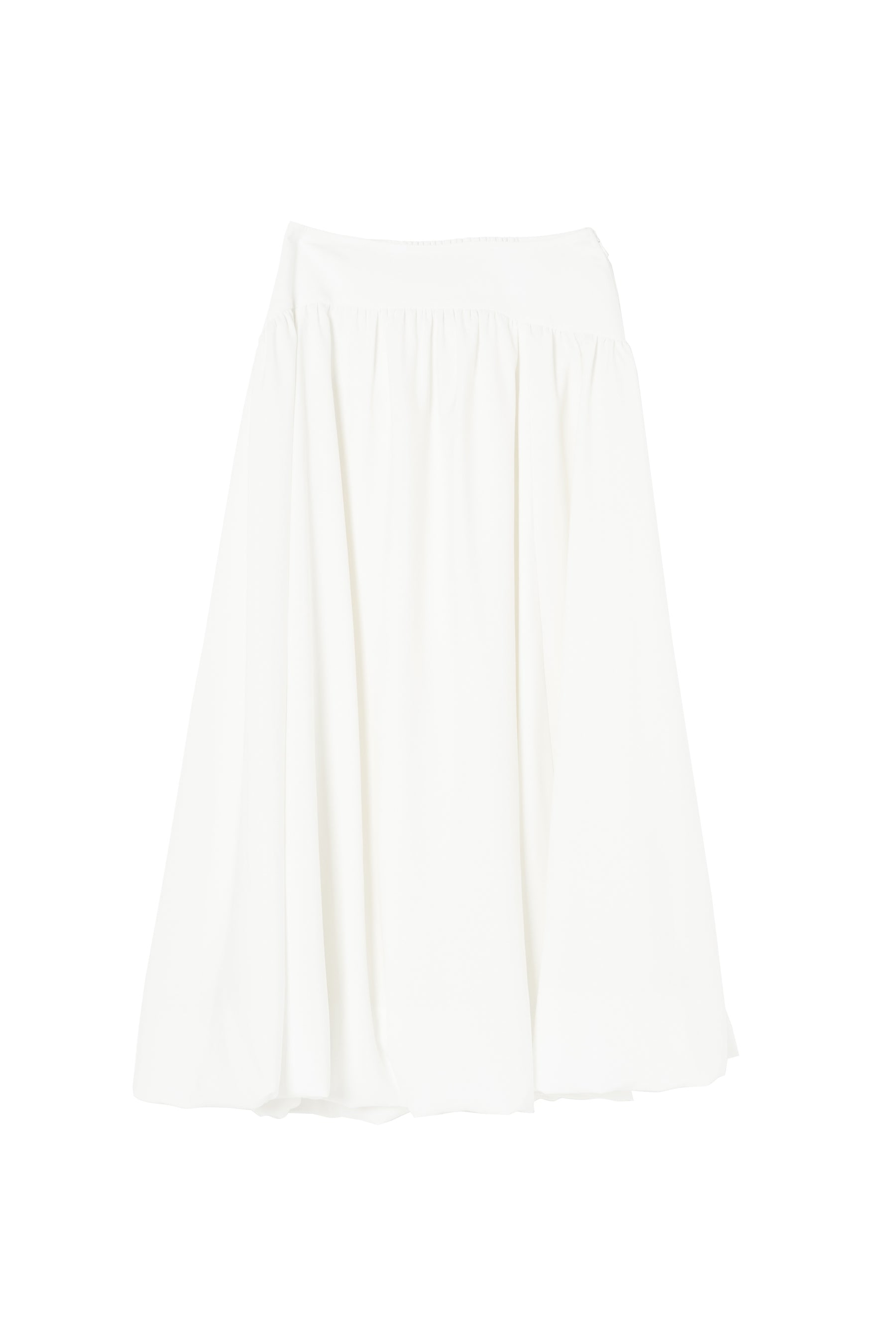 [New color] Gathered Balloon Long Skirt