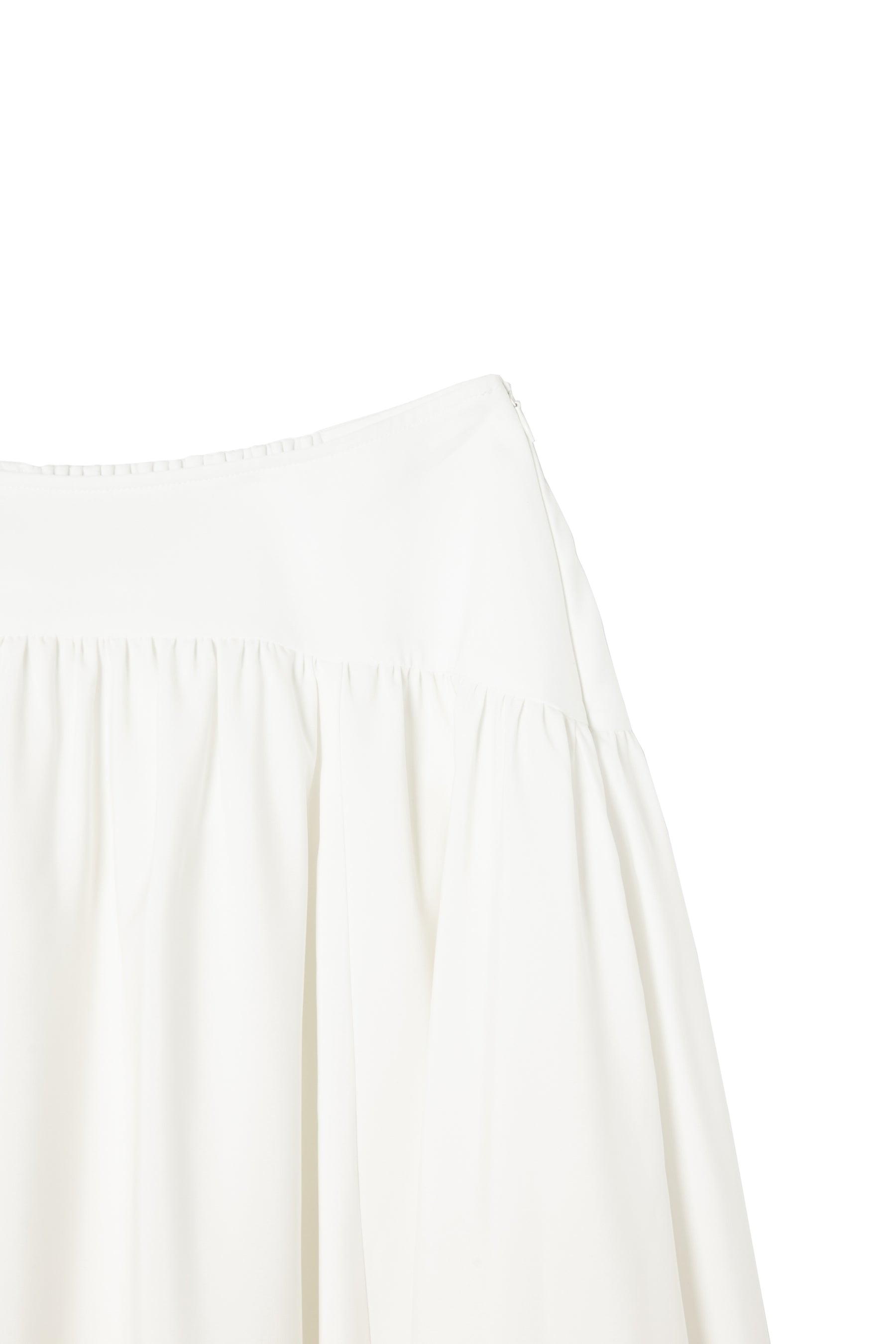 [New color] Gathered Balloon Long Skirt