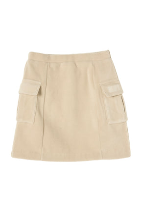 Flight Mode Fleece Mini Skirt