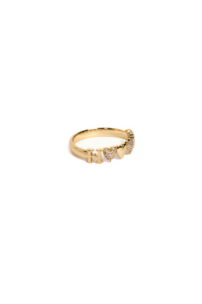 Be Mine Pavé Heart Ring