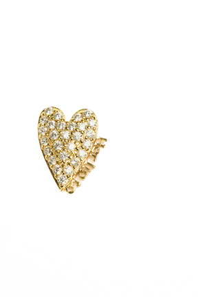 Be Mine Pavé Heart Earrings