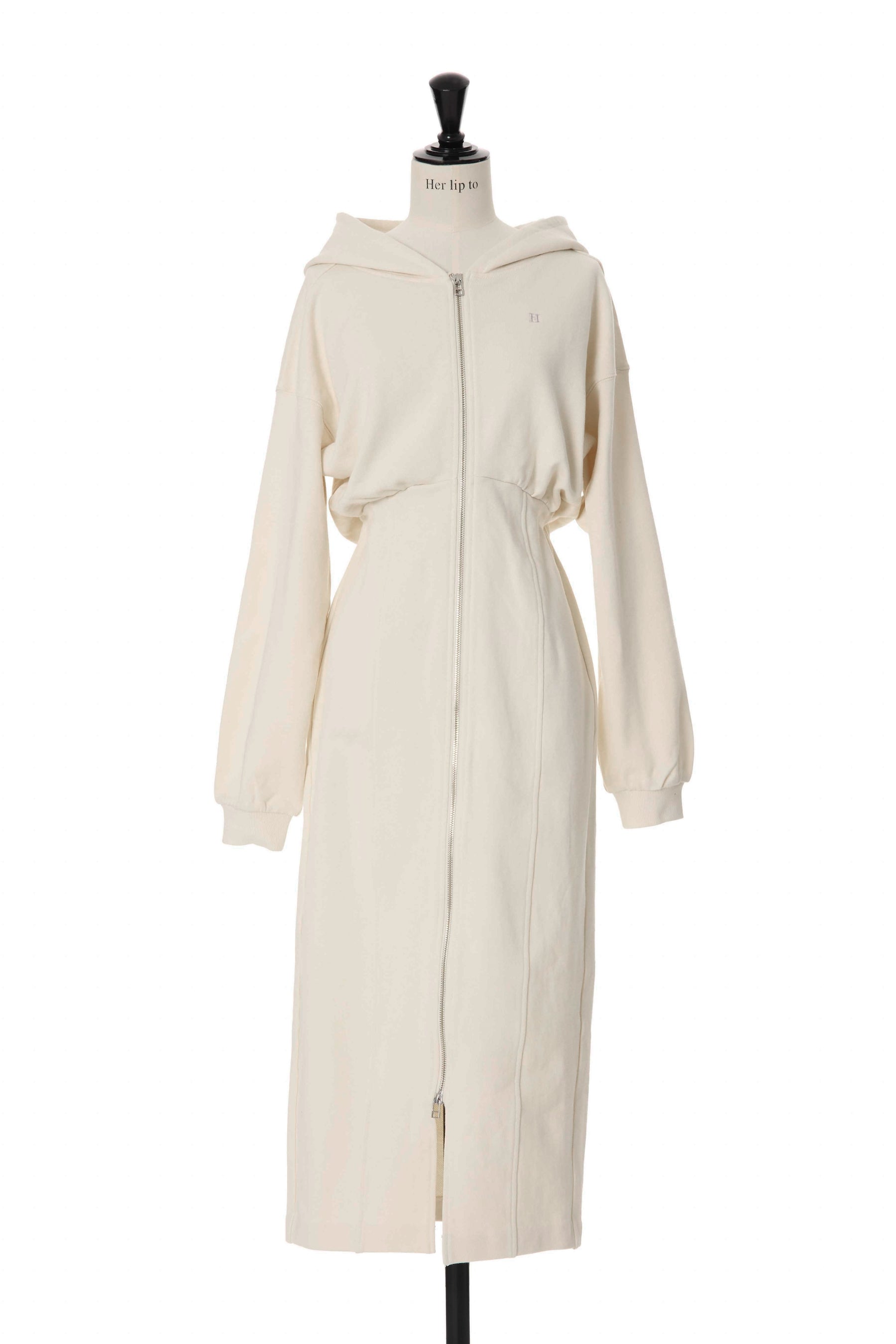 Flight Mode Zip Hoodie Dress