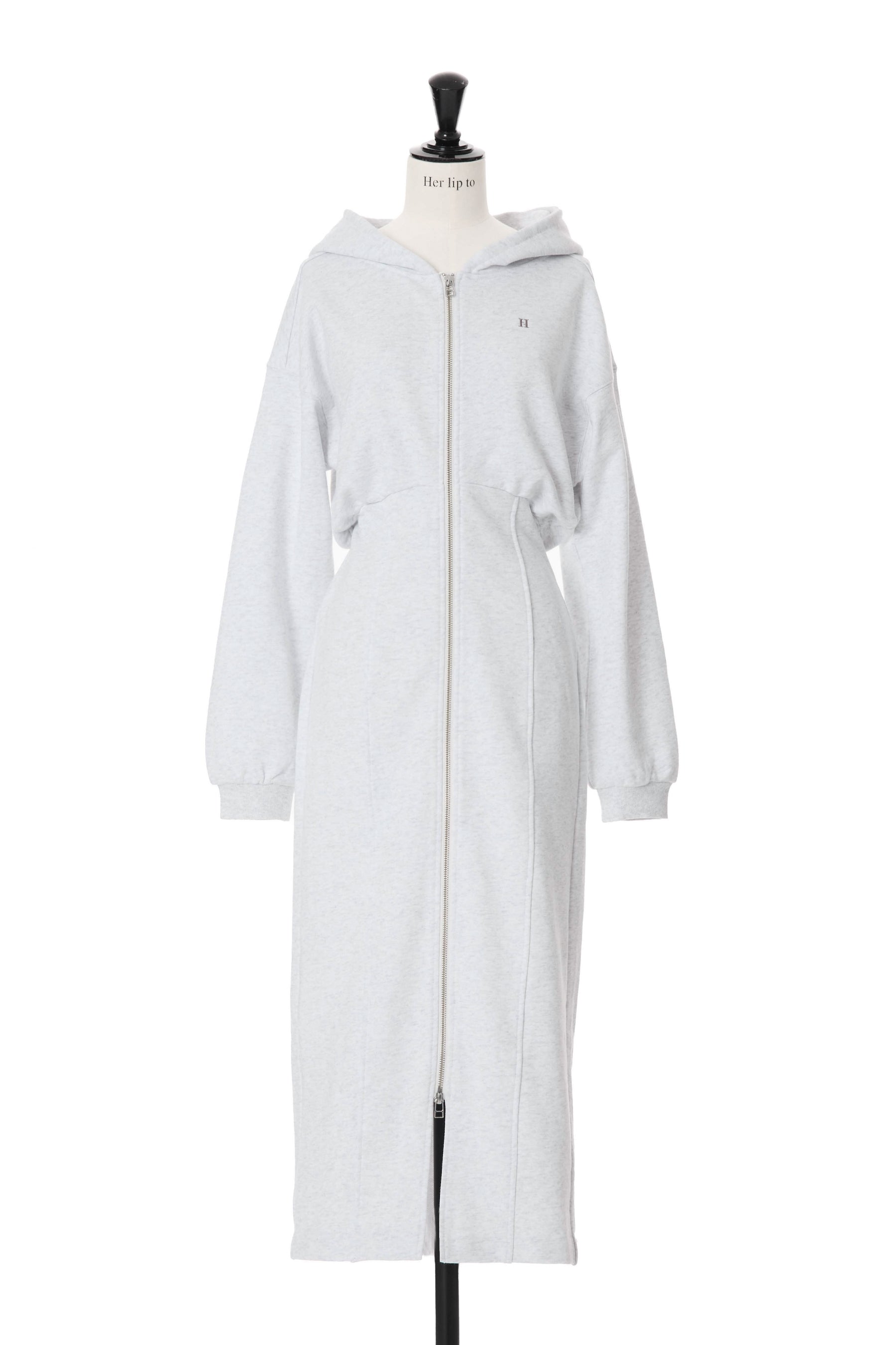 Flight Mode Zip Hoodie Dress