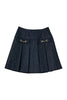 Pleated Mini Skirt