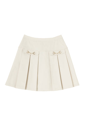 Pleated Mini Skirt