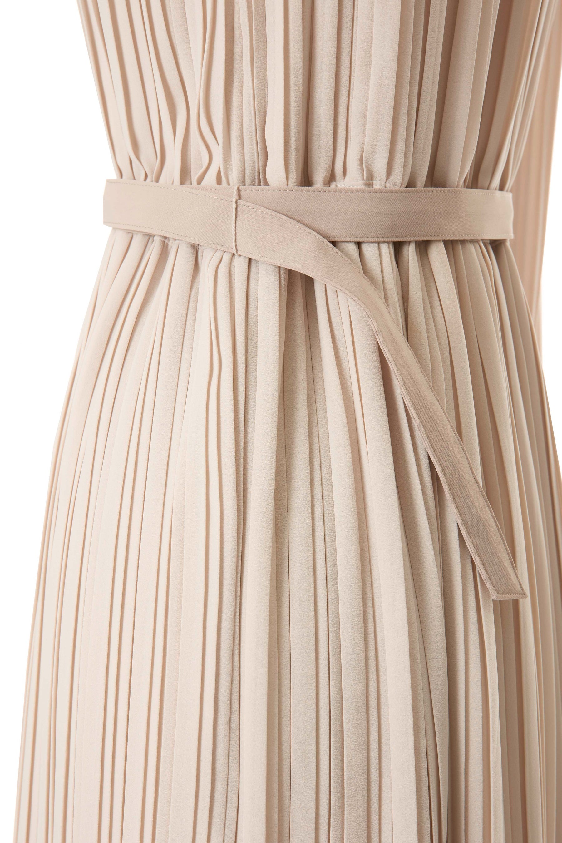 Point Lace Pleated Dress