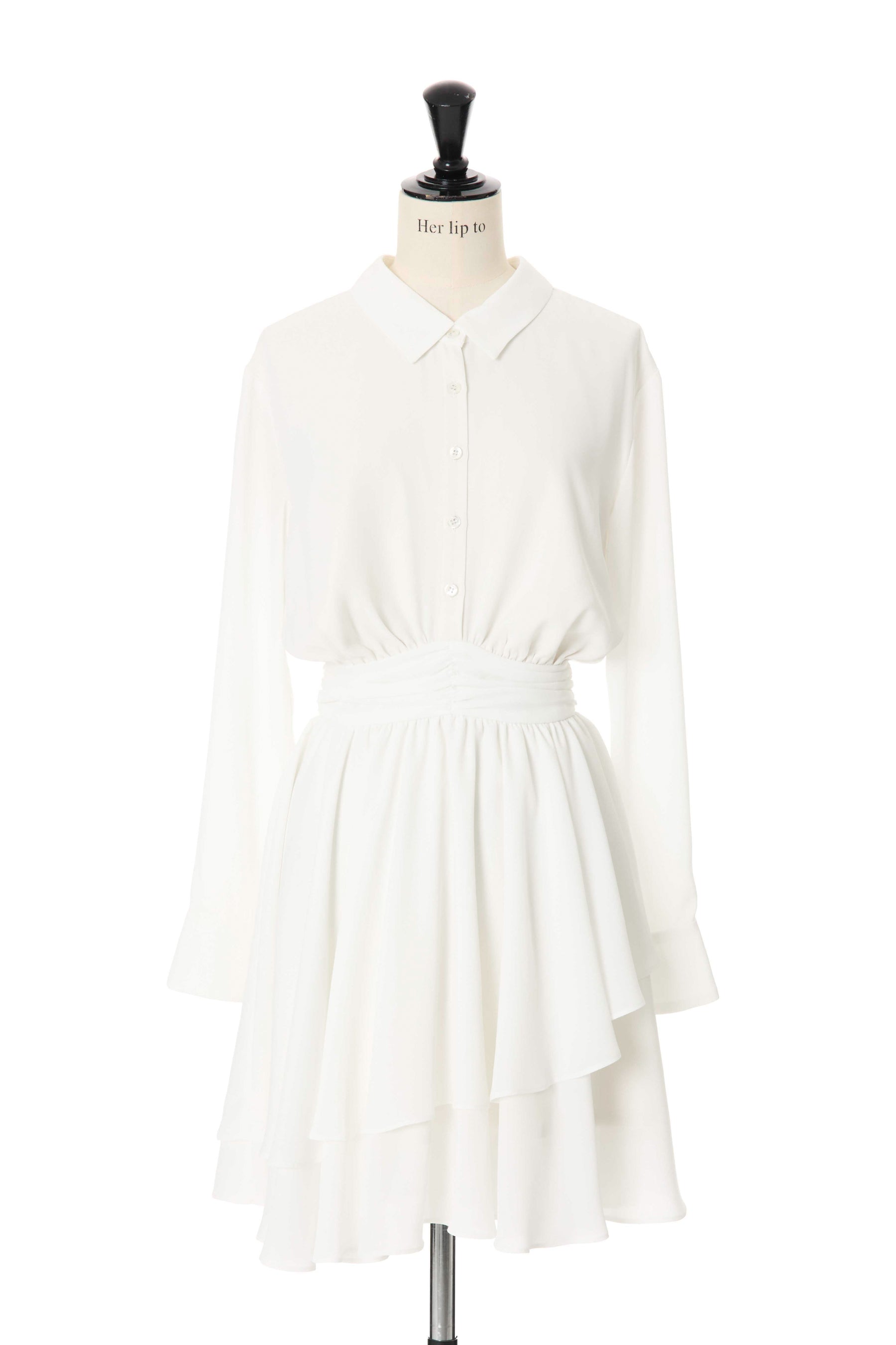 Murcia Chiffon Shirt Dress