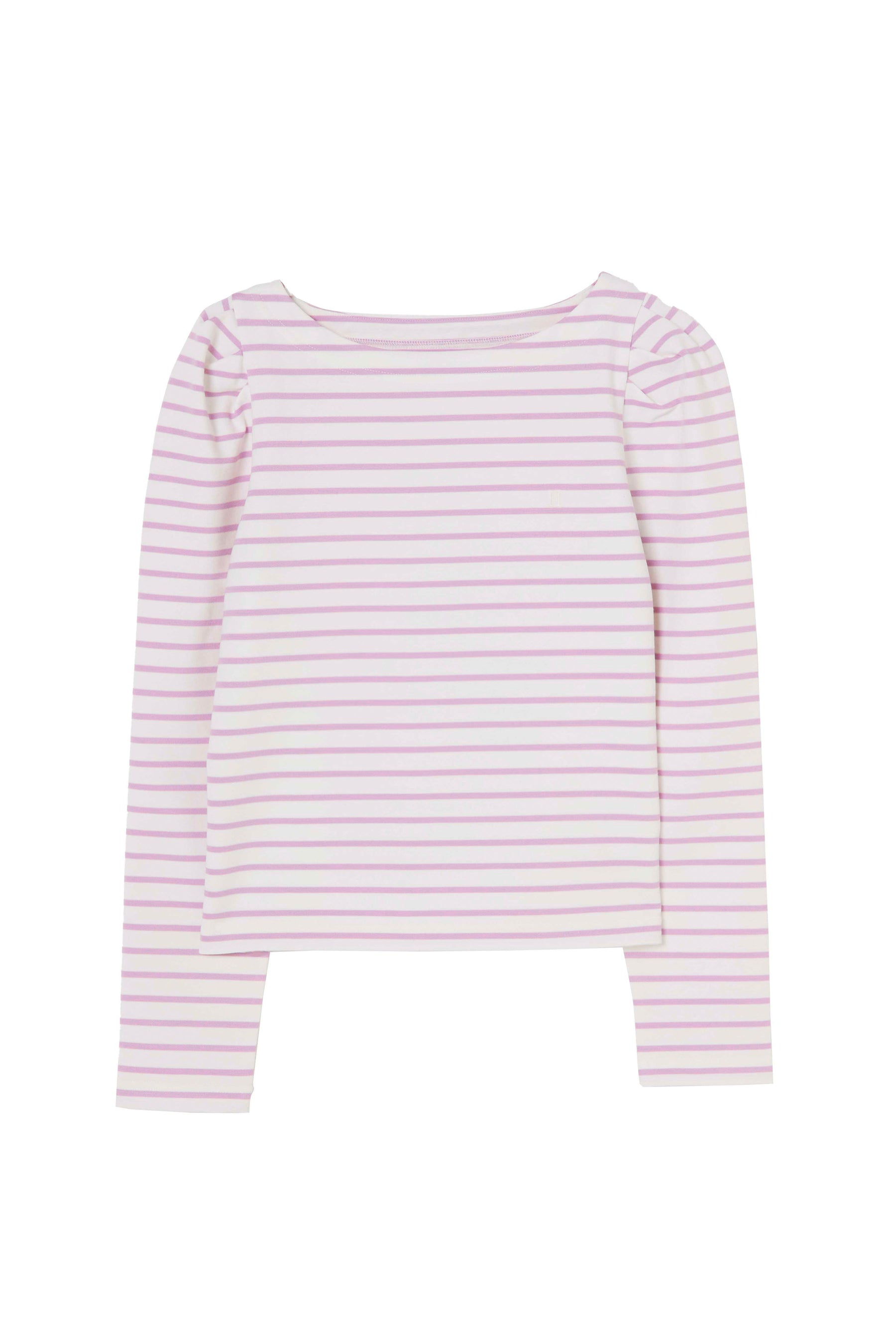 Tuck Sleeve French Stripe Top