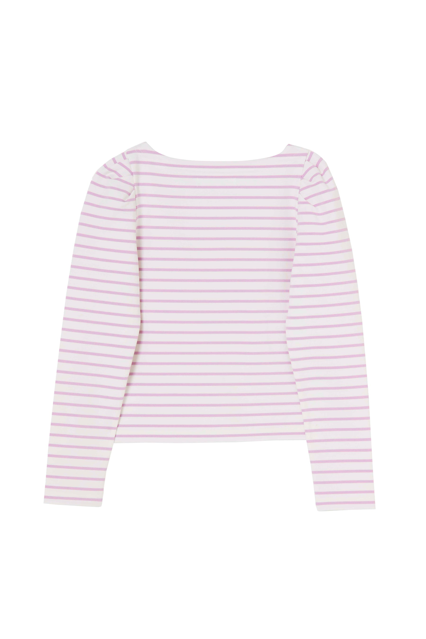 Tuck Sleeve French Stripe Top