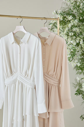 Murcia Chiffon Shirt Dress