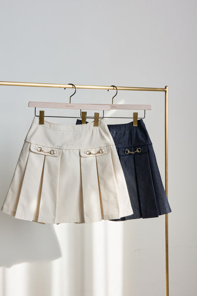 Herlipto スカート Pleated Mini Skirt