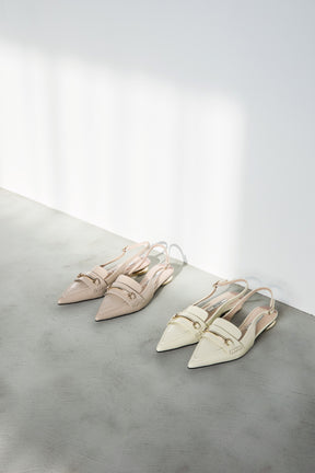 Bit Slingback Mules