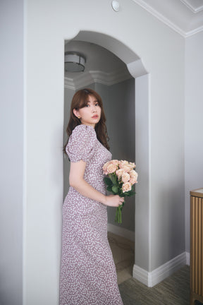 Cherry Pattern Cache-Coeur One-Piece
