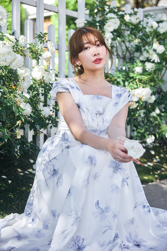 【7月中旬発送】Amboise Gathered Flare Dress