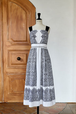 Marbella Panel Printed Dress