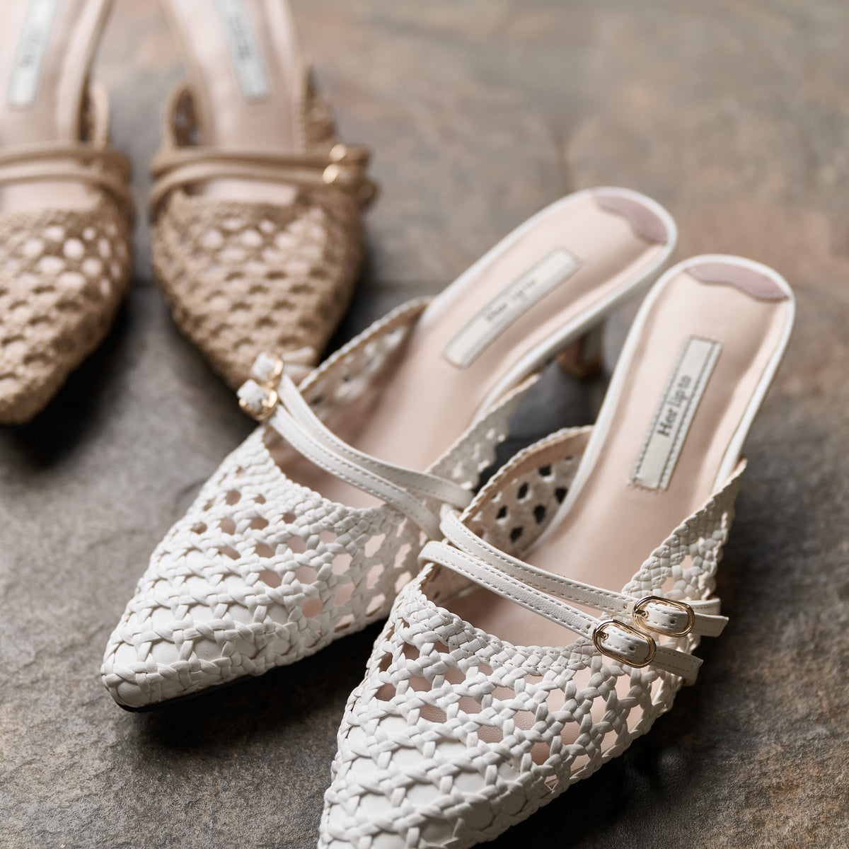 Riviera Double Belted Mules