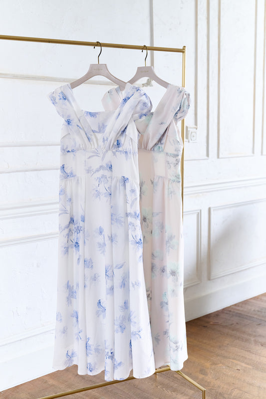 【7月中旬発送】Amboise Gathered Flare Dress