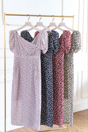 Cherry Pattern Cache-Coeur One-Piece