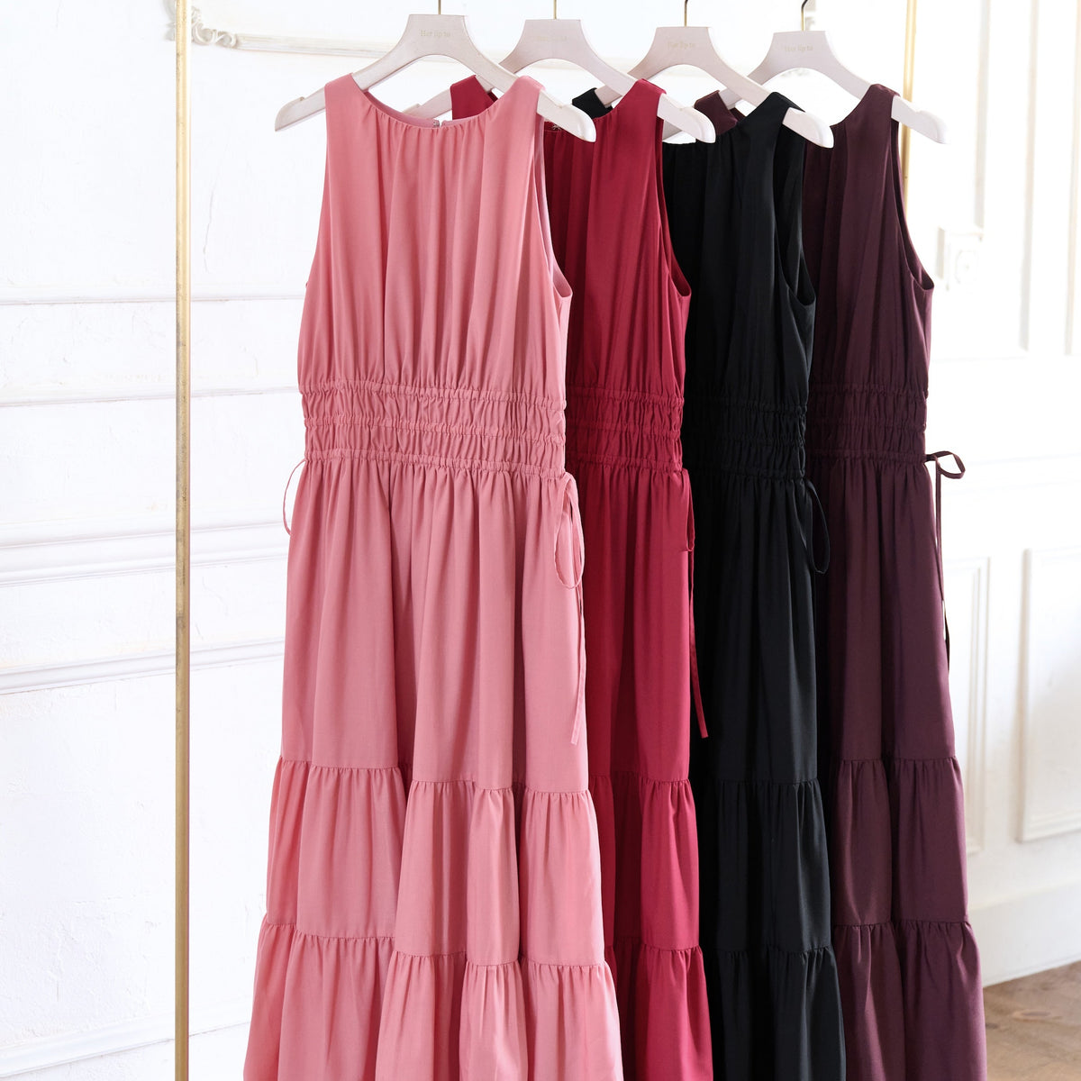 Herlipto●Riviera Bow Tiered Long Dress herlipto ◼︎Riviera Bow Tiered Long Dress ¥25,000(tax in