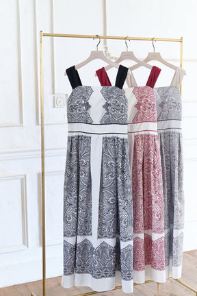 Marbella Panel Printed Dress