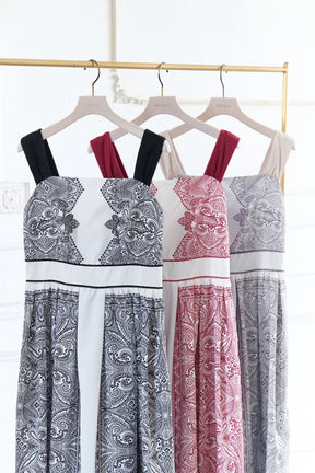 Marbella Panel Printed Dress