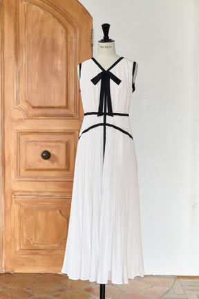 Formentera Pleated Bicolor Dress