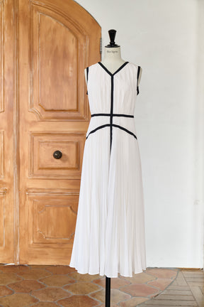 Formentera Pleated Bicolor Dress