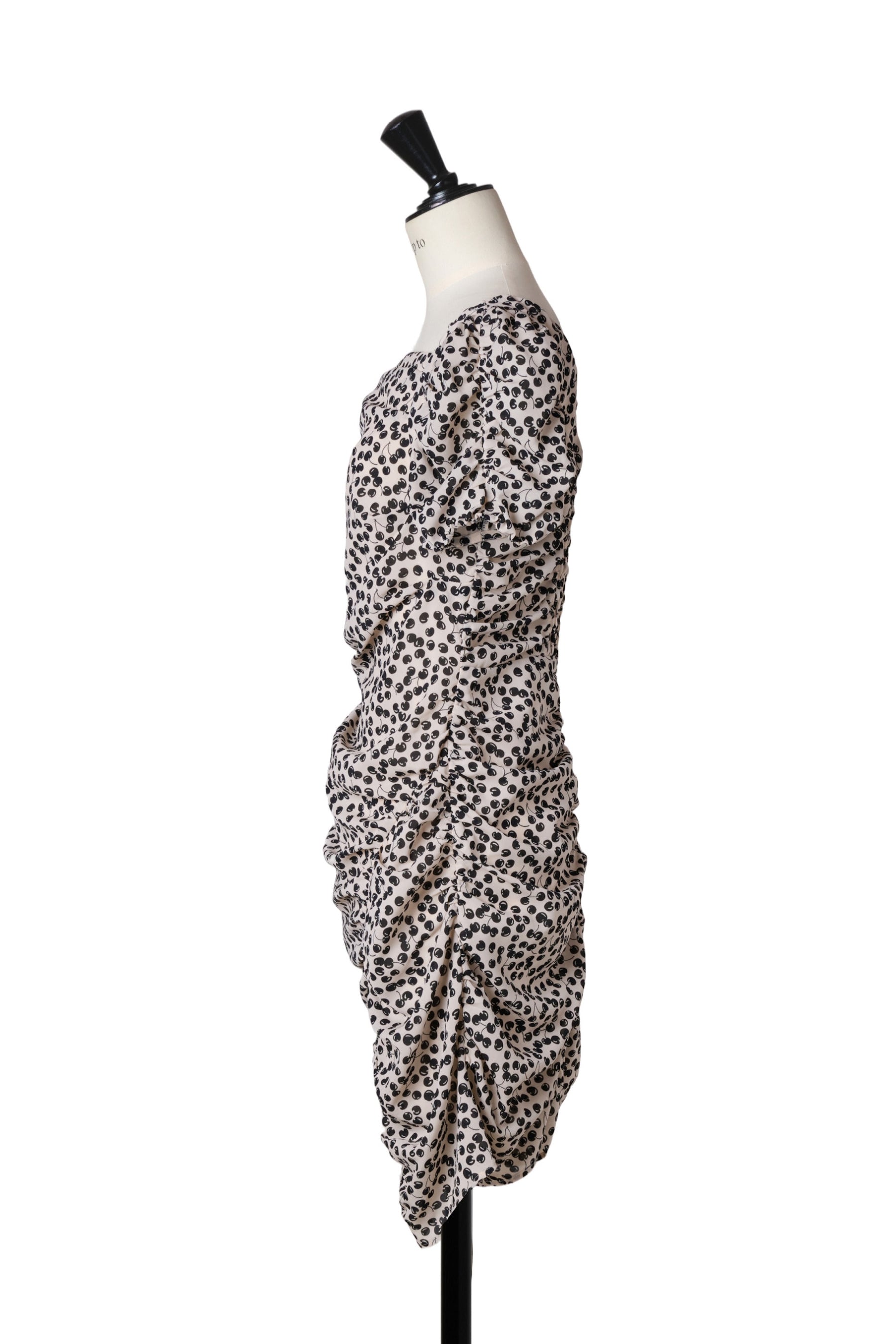 Draped Cherry Pattern Mini One-Piece