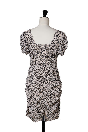 Draped Cherry Pattern Mini One-Piece