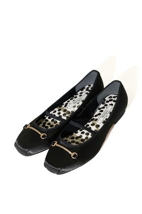 【6月中旬発送】Cherry-Patterned Mary Jane Flats