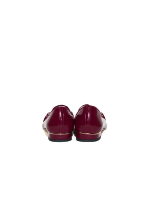 【6月中旬発送】Cherry-Patterned Mary Jane Flats