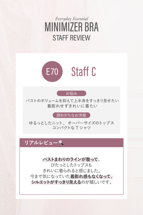 【5月下旬發送】Everyday Essential Minimizer Bra