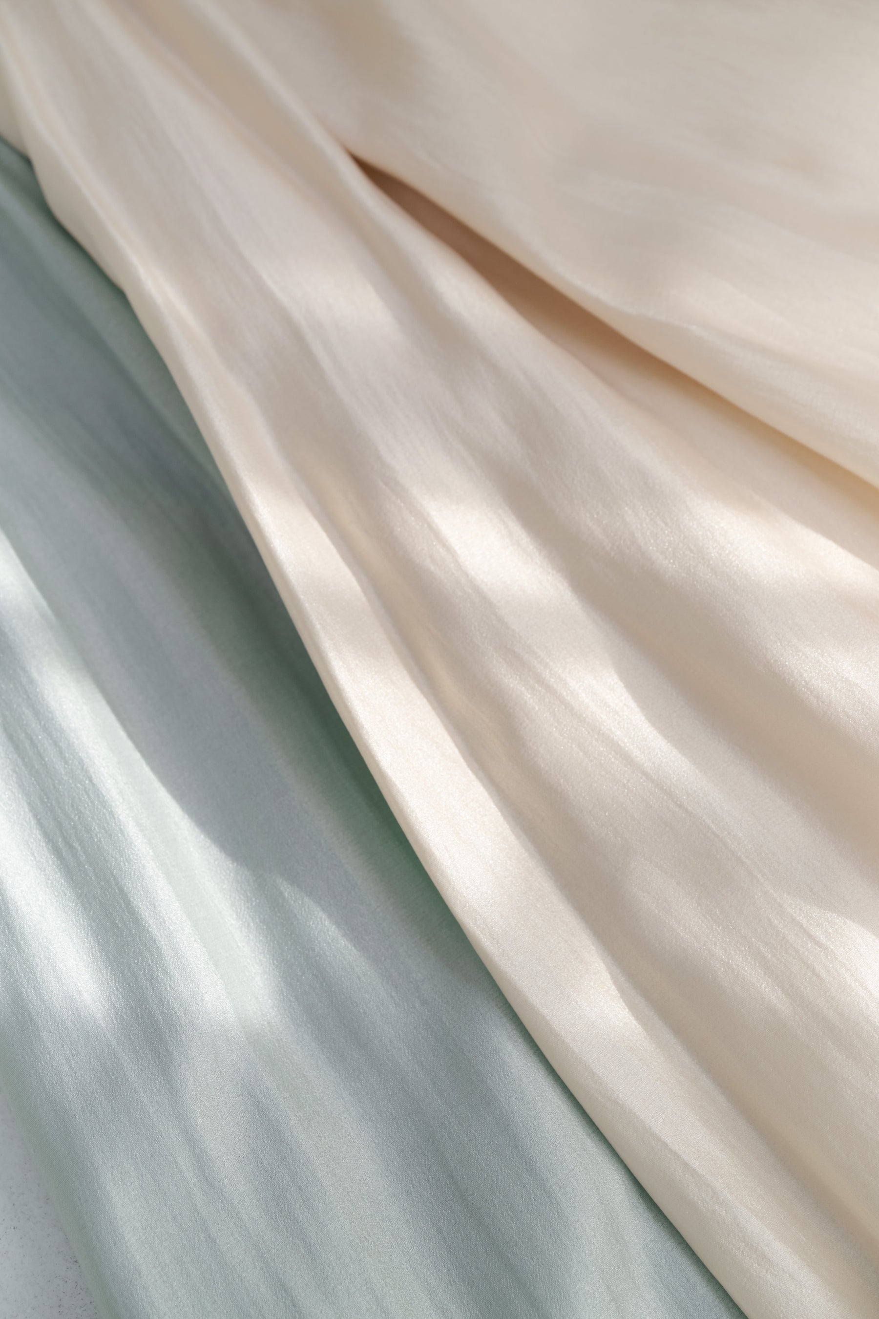 Luminous Organza Gathered Skirt