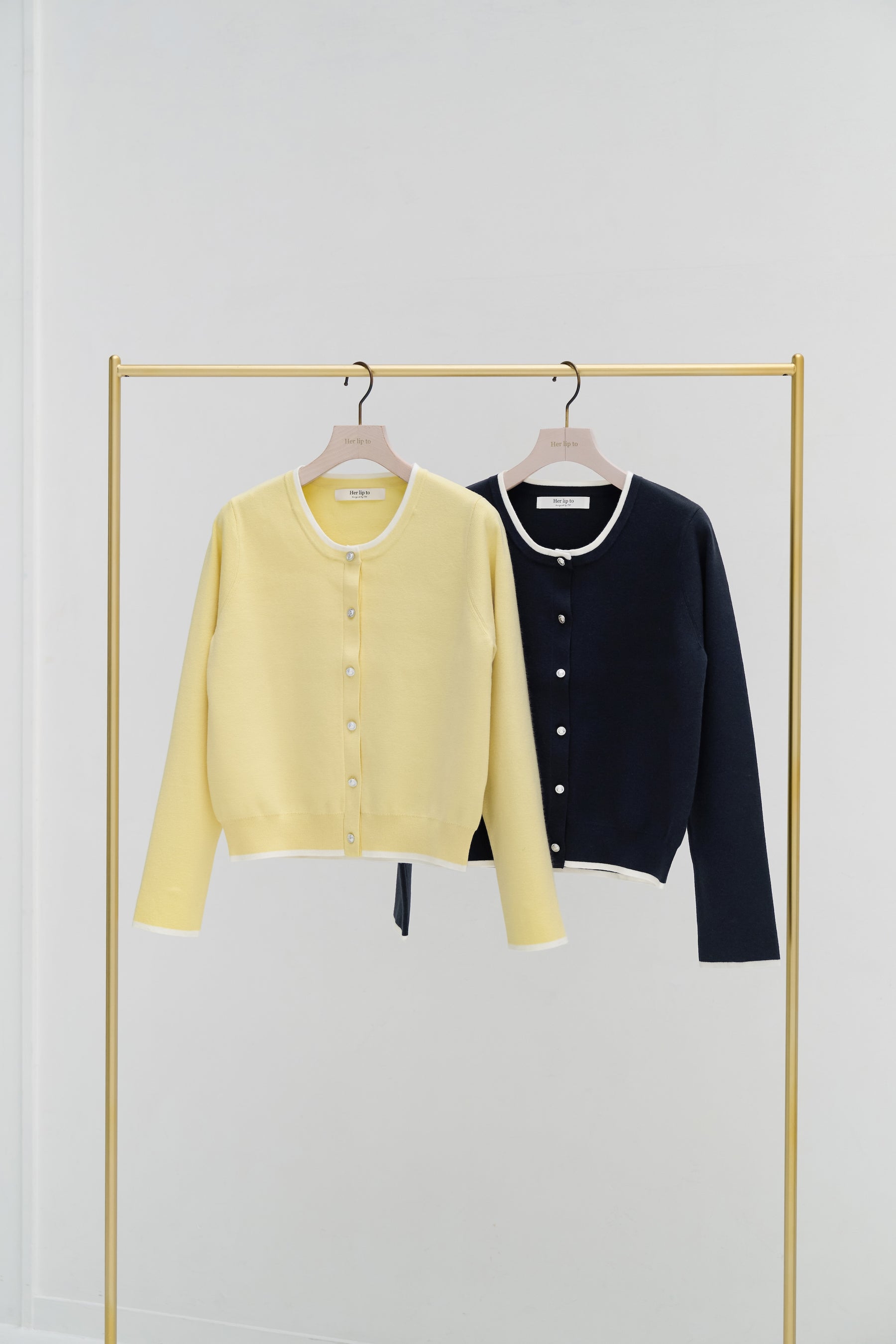 Lilas Ribbon Knit Cardigan