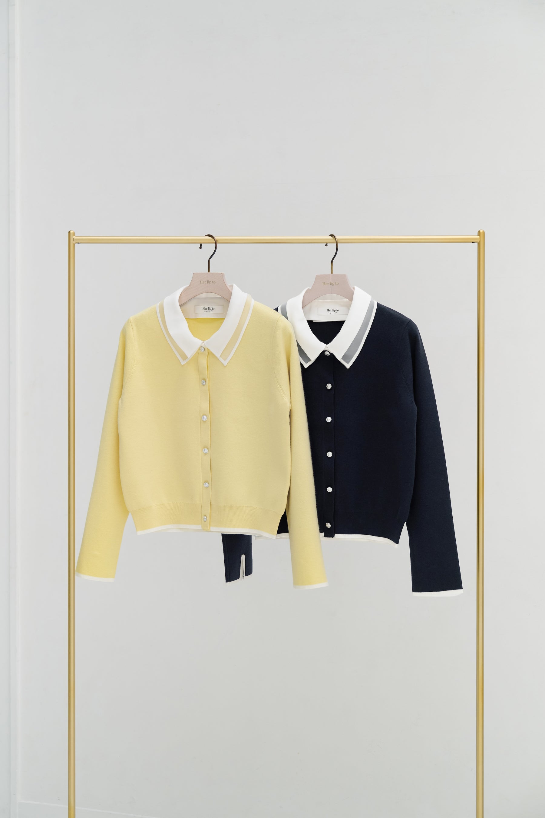 Lilas Ribbon Knit Cardigan