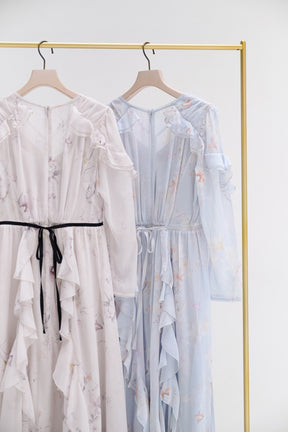 Isette Floral Chiffon Dress