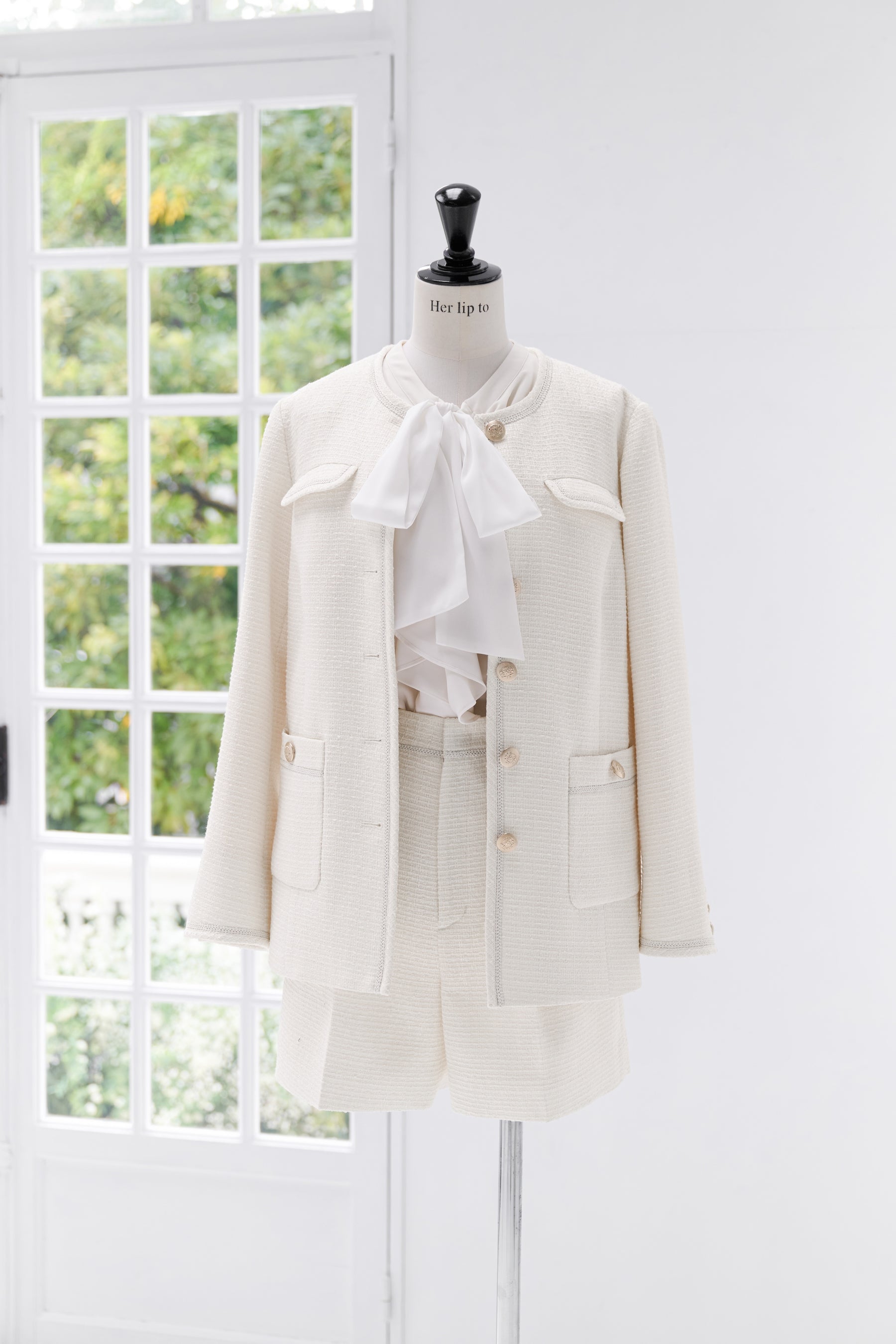 Classic Long Tweed Jacket