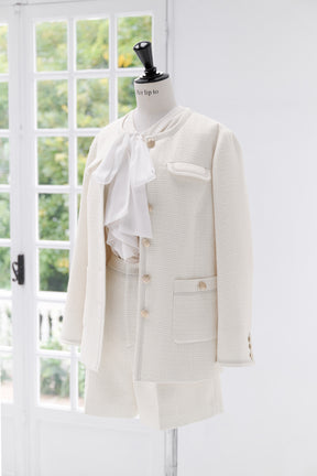 Ruffled Frill Bow Blouse