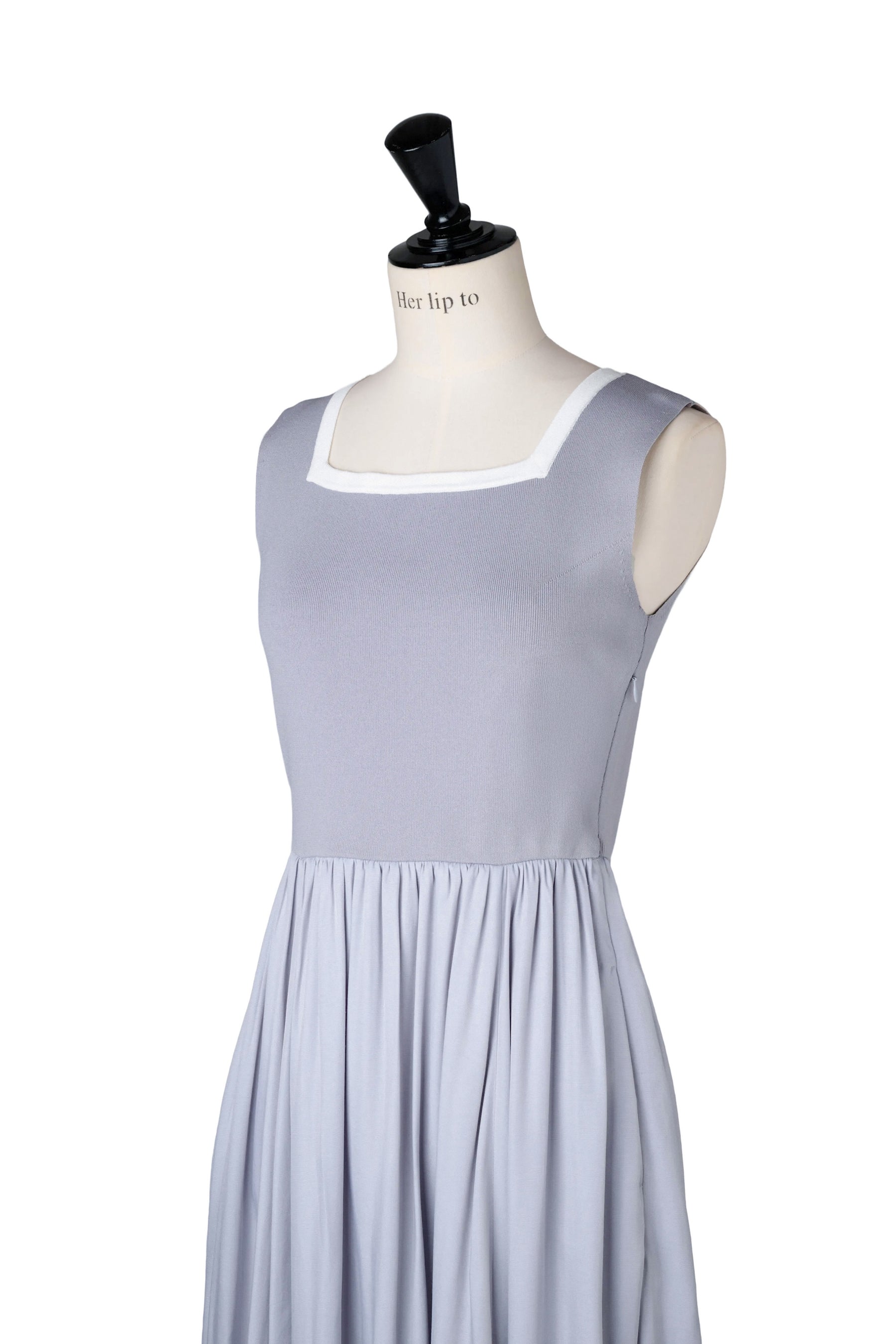 【2月上旬發送】【新色】Bicolor Knit Dress Set