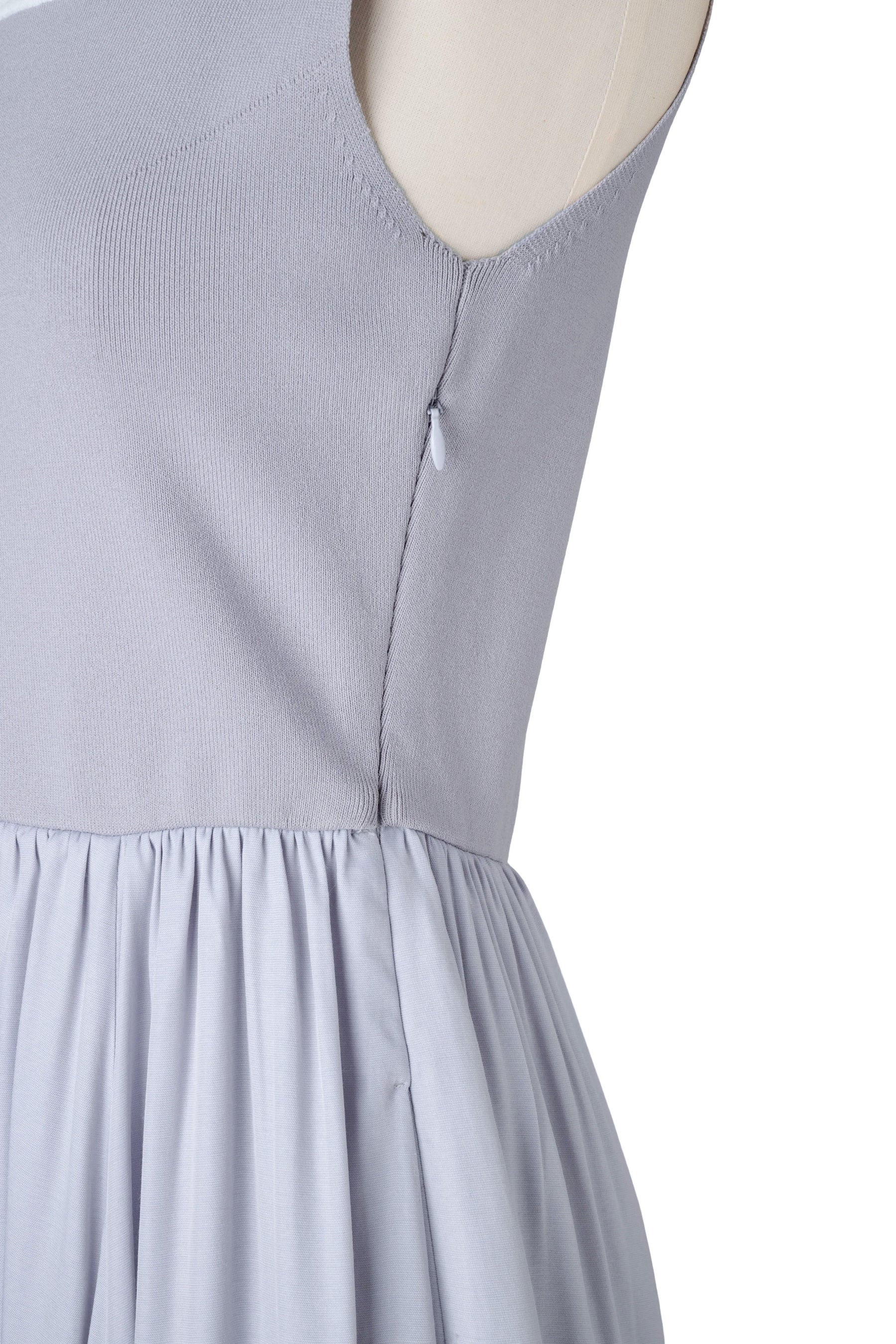 【2月上旬發送】【新色】Bicolor Knit Dress Set