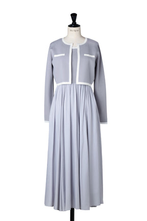 【2月上旬發送】【新色】Bicolor Knit Dress Set