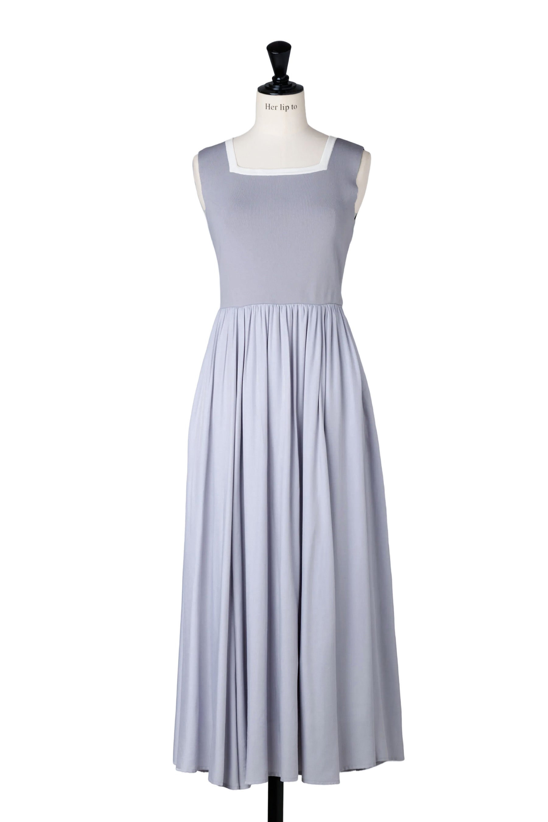 【2月上旬發送】【新色】Bicolor Knit Dress Set