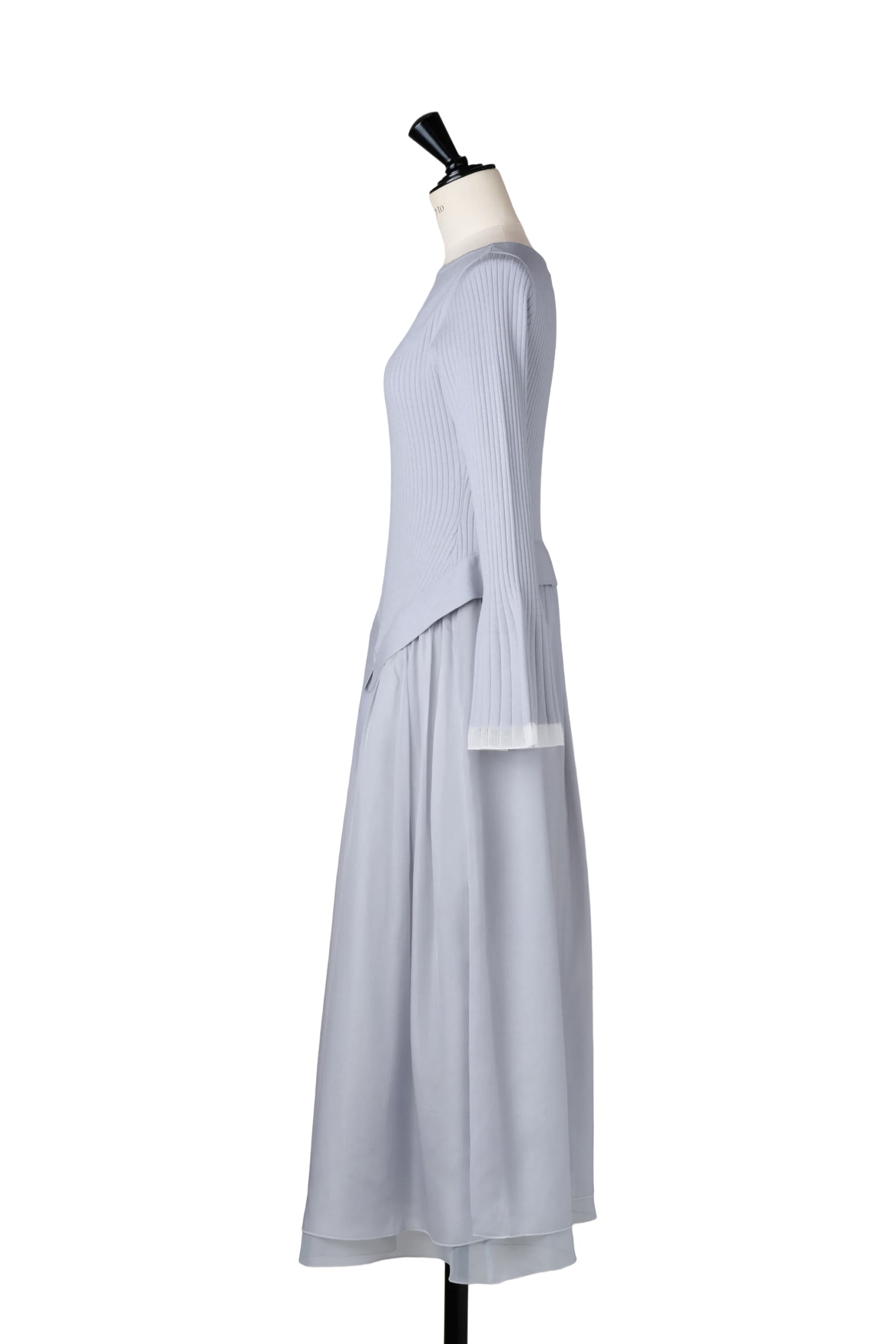 Chiffon Knit Docking Dress