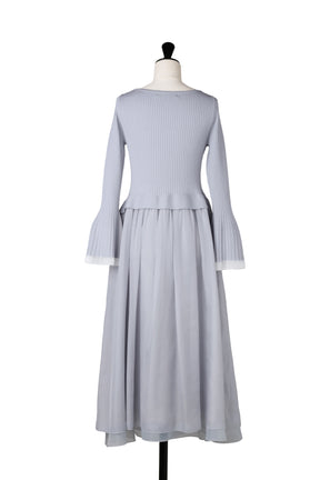 Chiffon Knit Docking Dress