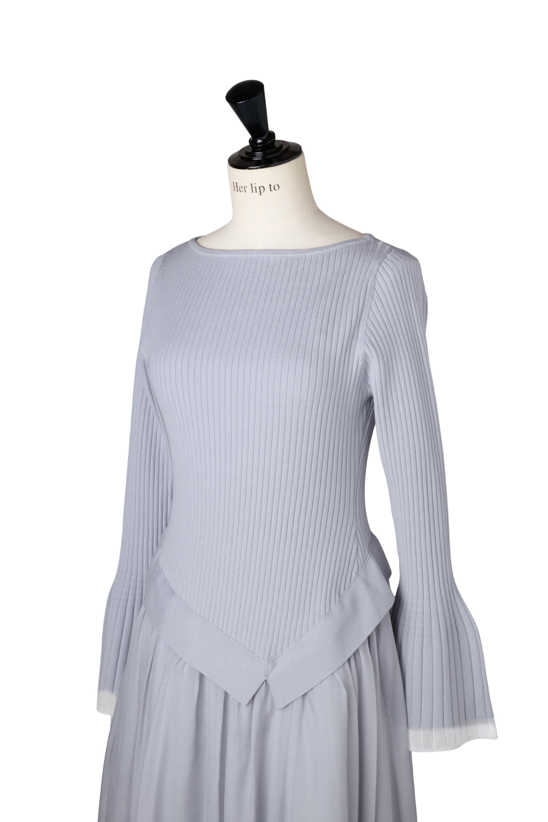 Chiffon Knit Docking Dress