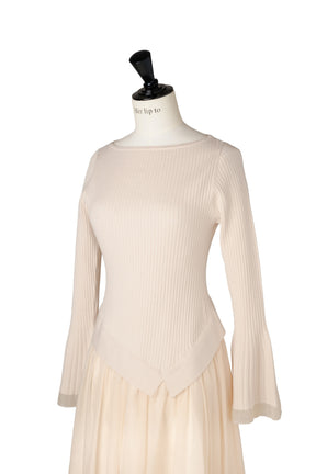 Chiffon Knit Docking Dress