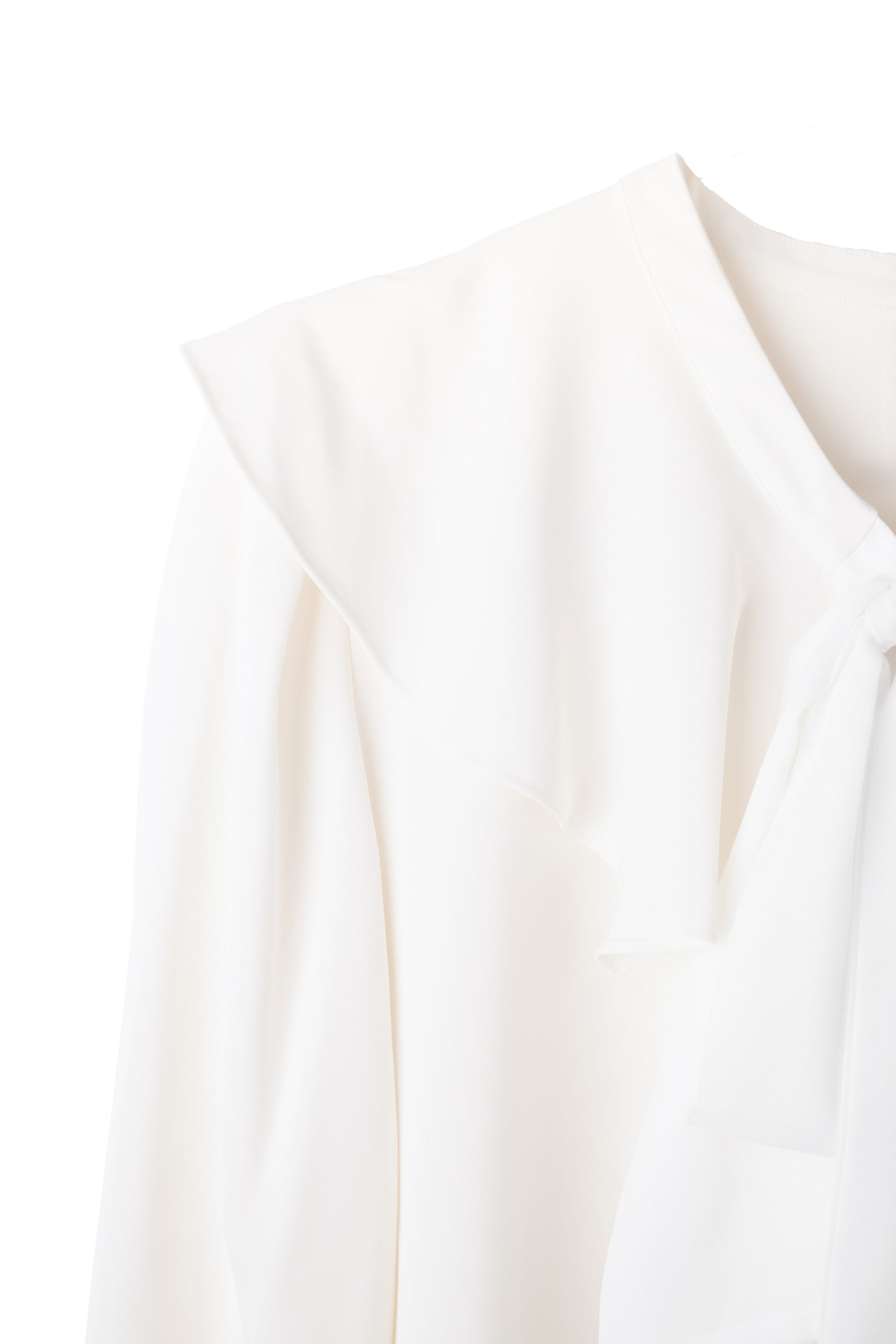 Ruffled Frill Bow Blouse