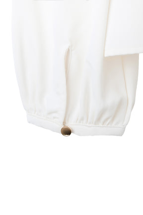 Ruffled Frill Bow Blouse