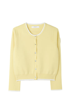 Lilas Ribbon Knit Cardigan